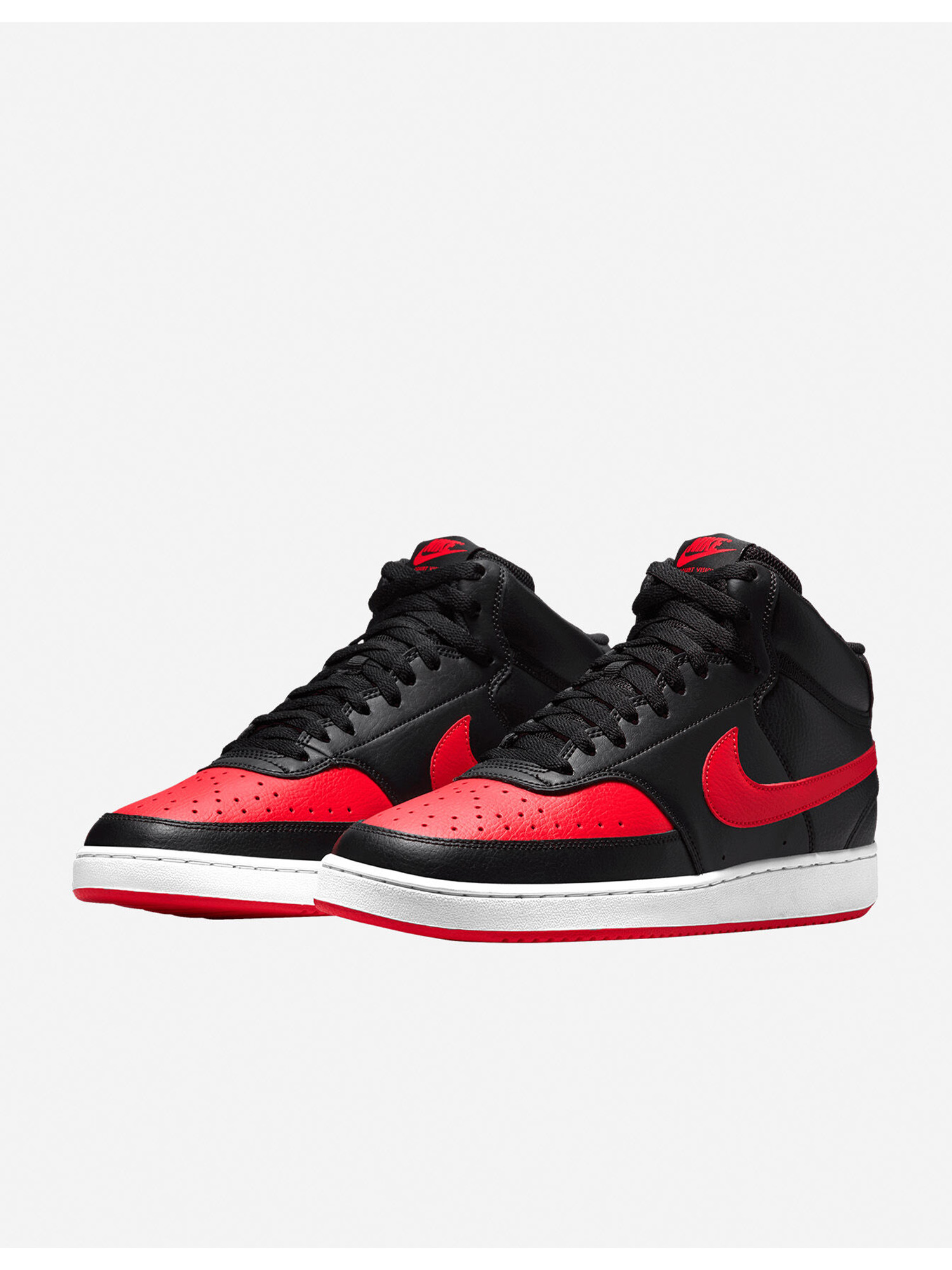 SNEAKERS DA UOMO NIKE COURT VISION MID - NERO ROSSO
