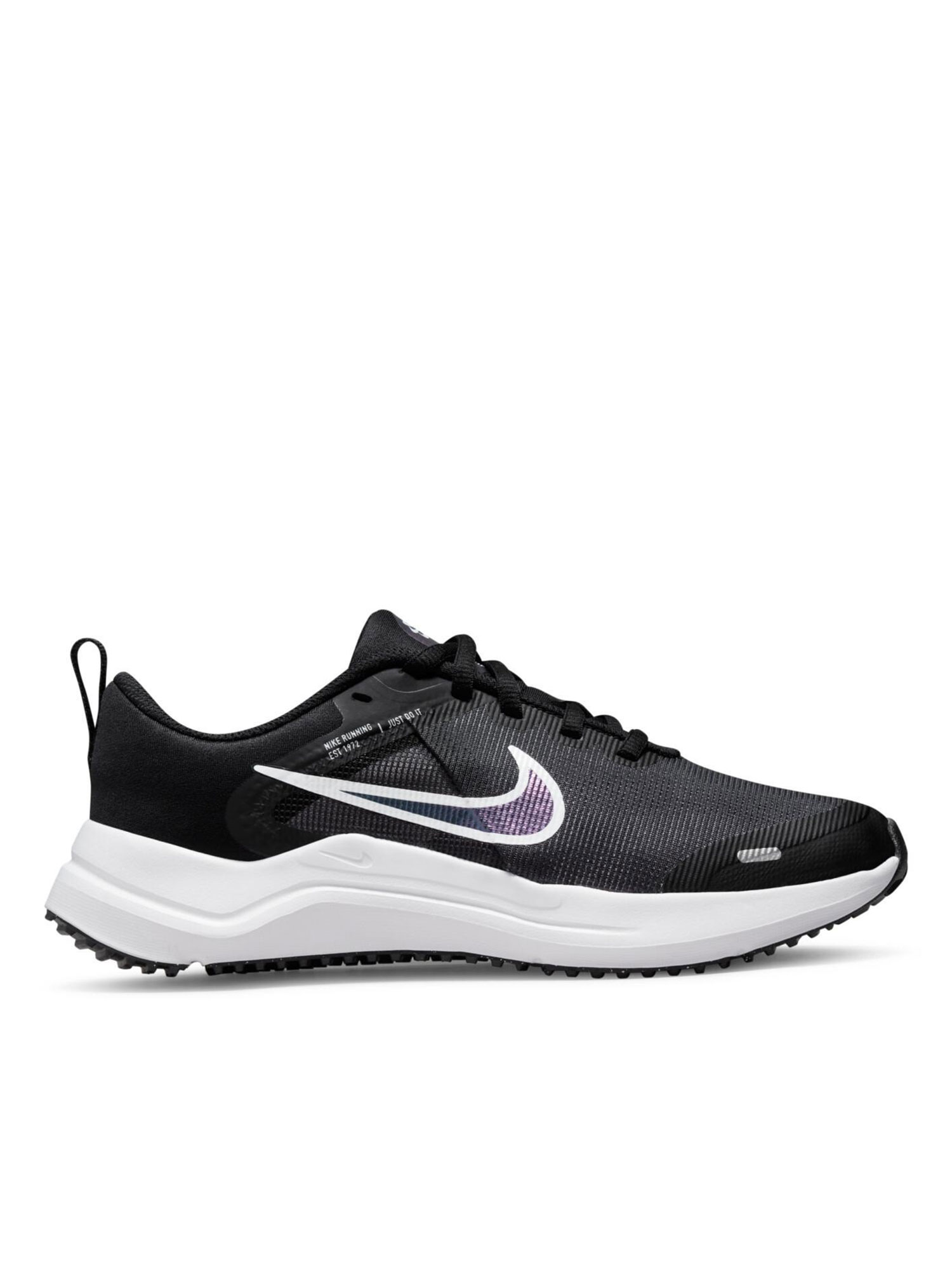SNEAKERS NIKE DOWNSHIFTER GS - NERO-ARGENTO