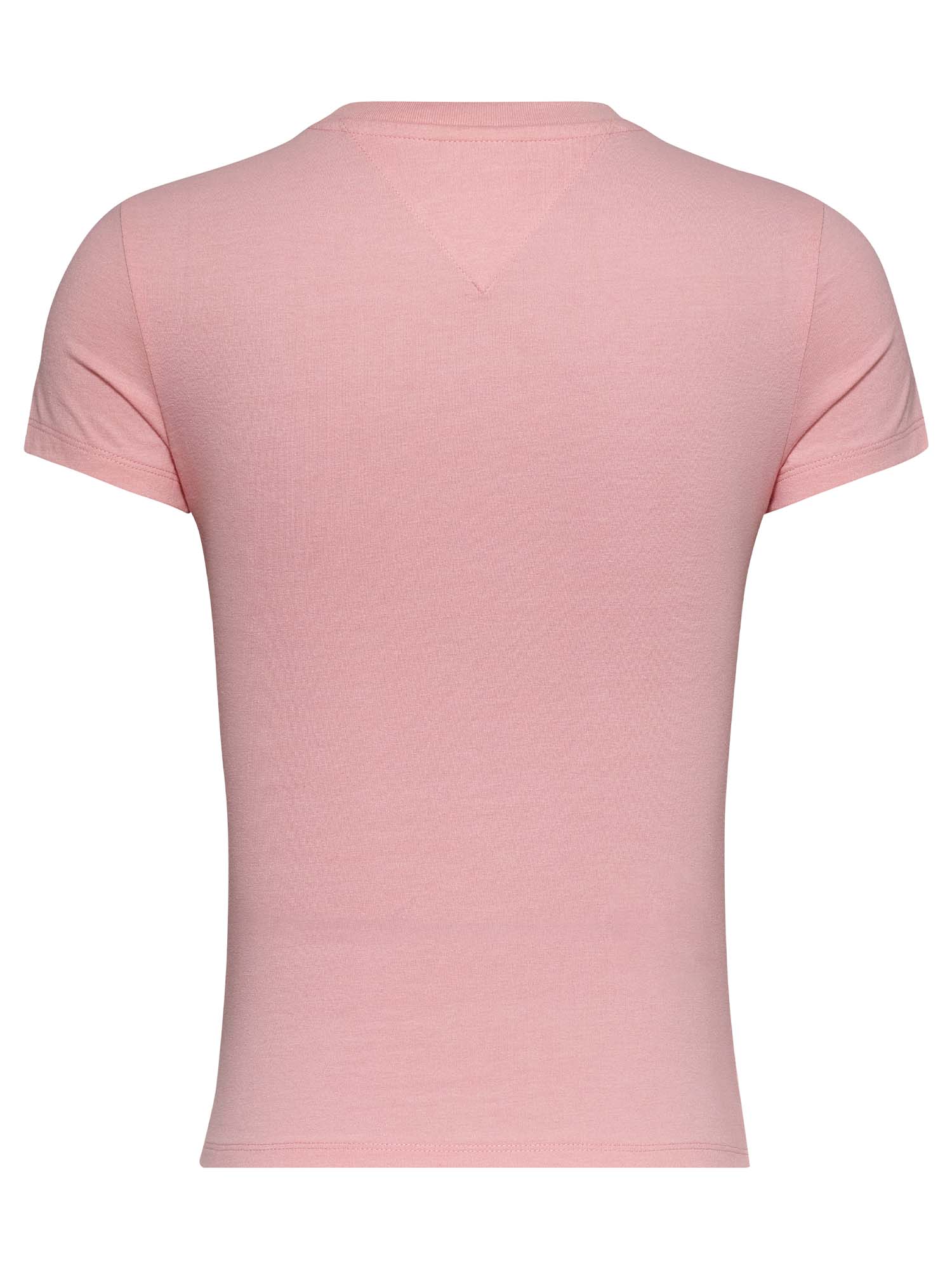 T-SHIRT SLIM TOMMY JEANS DONNA - ROSA