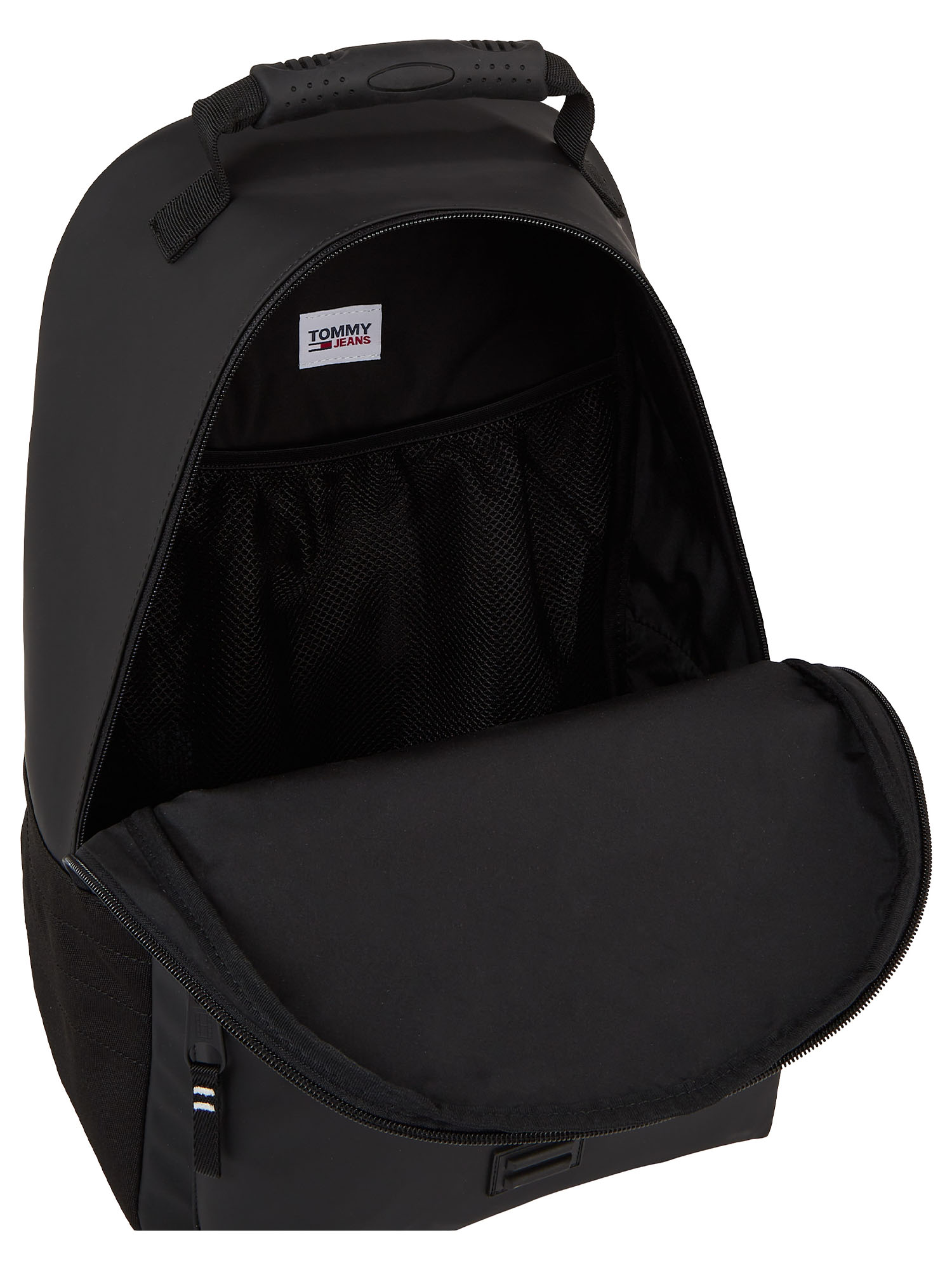 ZAINO CON FINITURA LISCIA TOMMY JEANS - NERO