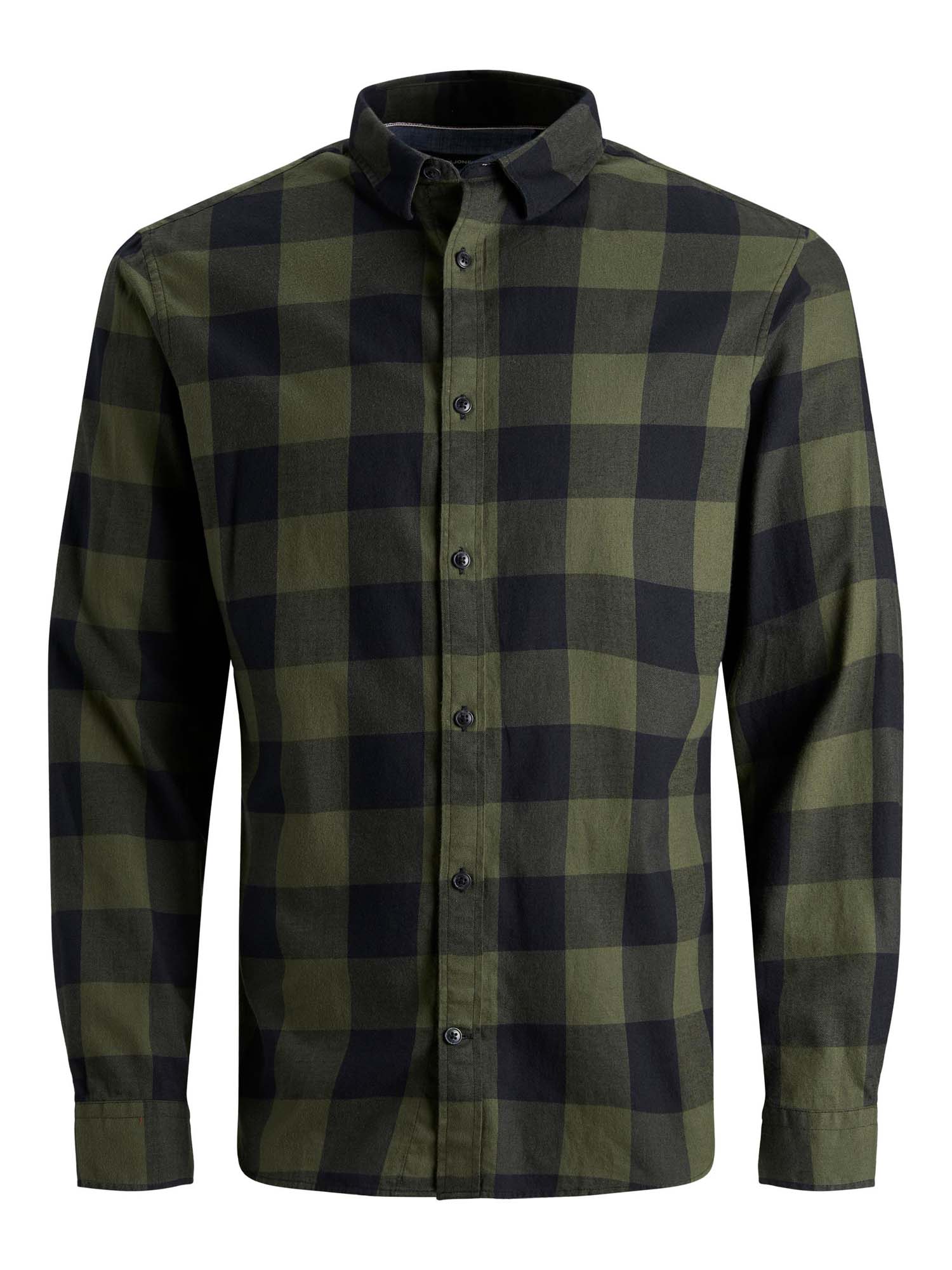 J&J NOOS GINGHAM - VERDE MILITARE