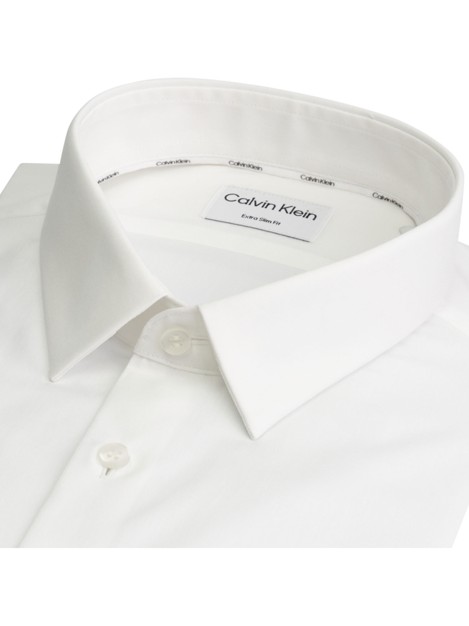 CAMICIA EXTRA SLIM DA RAGAZZO CALVIN KLEIN - BIANCO