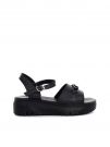 SANDALO CON FASCIA E FIBBIA CON STRASS ANDREA PIERAGO DONNA NERO