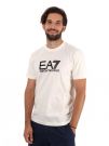 T-SHIRT GIROCOLLO TRAIN VISIBILITY EA7 EMPORIO ARMANI VANIGLIA