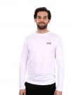 T-SHIRT MANICA LUNGA EA7 EMPORIO ARMANI UOMO BIANCO