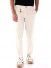 PANTALONE MICROFANTASIA FB UOMO PANNA