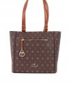 BORSA SHOPPING MONOGRAMMA VALLEVERDE DONNA MARRONE