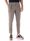 PANTALONE TECNICO CON CATENA FB UOMO FANGO