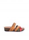 CIABATTA FLY FLOT DA DONNA GIALLO ROSSO