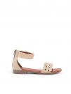 SANDALO CON FASCIA AD INTAGLIO SHOELAB DONNA BEIGE