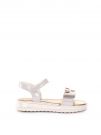 SANDALO CON STRAP LOVE DETAILS BAMBINA BIANCO