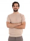 T-SHIRT IN MAGLIA FB UOMO SABBIA