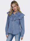 ONLY INDIGO LS FRILL - JEANS