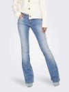 ONLY BLUSH LW FLARED - JEANS CHIARO