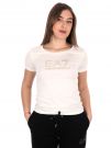 T-SHIRT MAXI LOGO EVOLUTION EA7 EMPORIO ARMANI DONNA PANNA