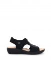 CIABATTA IN MICROFIBRA ELASTICA FLY FLOT DONNA NERO