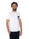 T-SHIRT CON TASCHINO YES ZEE UOMO GESSO