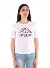 T-SHIRT CON LOGO KAPPA DONNA BIANCO