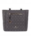 BORSA SHOPPING MONOGRAMMA VALLEVERDE DONNA NERO
