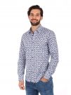 CAMICIA VELAR FB UOMO BIANCO-BLU