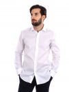 CAMICIA COTONE JAQUARD FB UOMO BIANCO