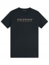 T-SHIRT GIROCOLLO FREDDY DA DONNA BLU
