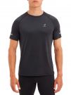 T-SHIRT DA RUNNING AILO ENERGETICS DA UOMO NERO
