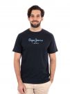 T-SHIRT EGGO PEPE JEANS UOMO BLU
