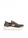 SNEAKERS GO WALK SLIP-INS SKECHERS UOMO MARRONE