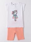 IDO BTS T-SHIRT+SHOR - BIANCO