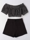 IDO BTS TOP+SHORT - NERO