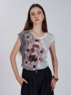 T-SHIRT CON STAMPA YES ZEE DONNA NERO