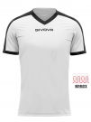 T-SHIRT REVOLUTION INTERLOCK GIVOVA BIANCO-NERO