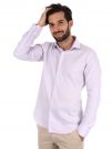 CAMICIA COTONE JAQUARD FB UOMO LILLA