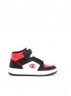 SNEAKERS RD18 2.0 MID CHAMPION RAGAZZO NERO ROSSO