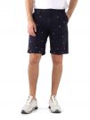 SHORT CON DISEGNI RICAMATI 40WEFT DA UOMO BLU