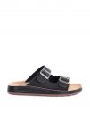 CIABATTA IN ECOPELLE FLY FLOT DA UOMO NERO