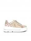 SNEAKERS CON PLATFORM QUEEN HELENA DONNA BEIGE