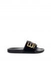 CIABATTA CON MAXI LOGO EA7 EMPORIO ARMANI UOMO NERO ORO