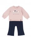 CHICCO FELPA+LEGGING - ROSA