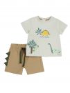 CHICCO T-SHIRT+SHORT - BEIGE