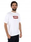 T-SHIRT VINTAGE LEVI'S UOMO BIANCO-ROSSO