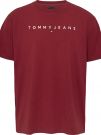 T-SHIRT UOMO CON LOGO RICAMATO TOMMY JEANS - ROSSO