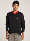 MAGLIONCINO SLIM C-NECK TOMMY JEANS UOMO NERO