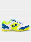 SCARPA DA CALCETTO TOP FLEX JOMA JUNIOR UNISEX BIANCO-ROYAL