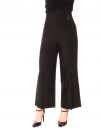 PANTALONE RACHELE CROPPED ARTIGLI DONNA NERO