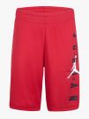 BERMUDA CON SCRITTA VERTICALE JORDAN DA RAGAZZO ROSSO