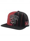 CAPPELLO JORDAN BAMBINO UNISEX ROSSO NERO