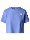 T-SHIRT CROPPED THE NORTH FACE DONNA CARTA DA ZUCCHERO