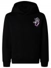 FELPA CON CAPPUCCIO GRAPHIC RELAX THE NORTH FACE BAMBINA NERO